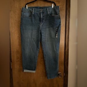 J Crew jeans, size 34, relaxed boyfriend, NWT